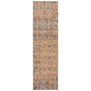 Χαλί Διαδρόμου Nadya Taylor Patch Μπλε 60X230 cm, Flair Rugs - Img 2