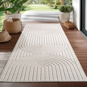 Χαλί Διαδρόμου Nova V1 Κρεμ 80x250 cm - Img 2