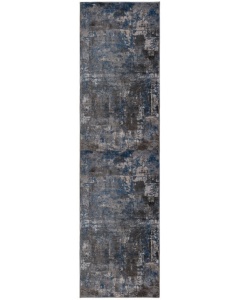 Χαλί Διαδρόμου Wonderlust Μπλε/Γκρι 80X300 cm, Flair Rugs - Img 2