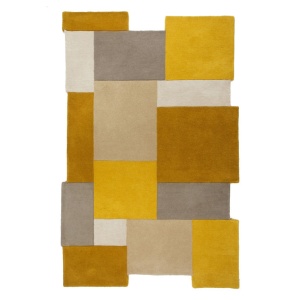 Χαλί Collage Κίτρινο Ochre/Natural 120X180 cm, Flair Rugs - Img 2