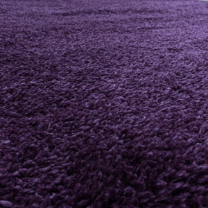 Χαλί Fluffy Λιλά 200x200 cm - Img 4