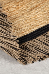 Χαλί Kahana Μαύρο 180X180 cm, rotund, Flair Rugs - Img 3