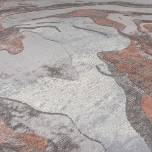 Χαλί Marbled Ροζ 80x150 cm, Flair Rugs - Img 4