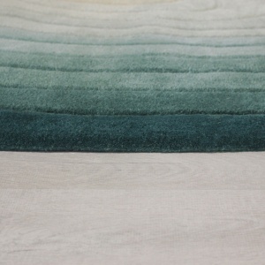 Χαλί oval Puddle Ombre Wool Μπλε 200x290 cm, Flair Rugs - Img 4