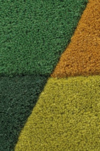 Χαλί Prism Πράσινο/Πολύχρωμο 160X160 cm, rotund, Flair Rugs - Img 4