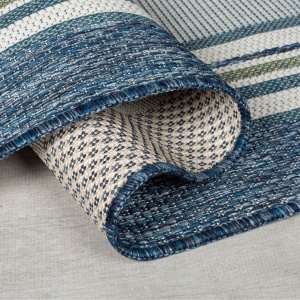 Χαλί Roma Stripe Outdoor Μπλε 120x170 cm, Flair Rugs - Img 2