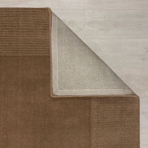 Χαλί Textured Wool Border Καφέ 120X170 cm, Flair Rugs - Img 3