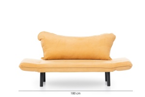 2θέσιος καναπές Chatto Μουσταρδί 140x70x65 cm - Img 13