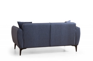 2θέσιος καναπές Naura Navy Μπλε 185x55 cm - Img 5