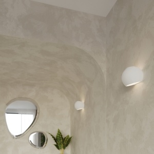 Aplica Globe din ceramica Alb 18x11x14.5 cm - Img 7