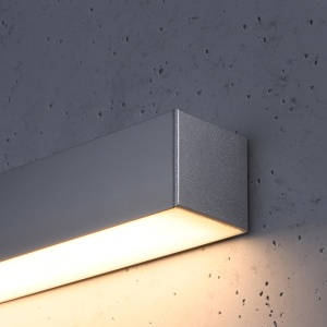 Aplica LED Pinne Gri 3000K 150x6x6 cm - Img 5