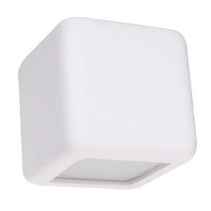 Aplica Nesta din ceramica Alb 14x14x14 cm