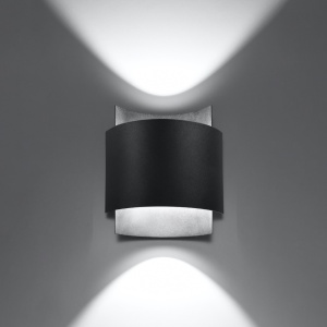 Aplica perete Impact Negru 22x11x23 cm - Img 3