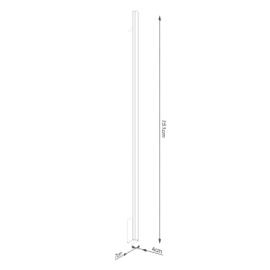 Aplica perete LED Lagom 150 Olive 4000K 4x7x151 cm - Img 8