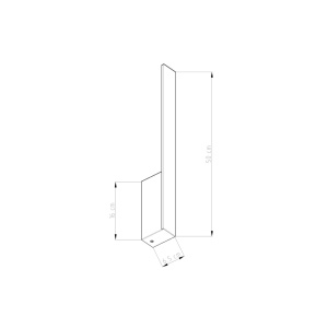 Aplica perete LED Lahti Alb 4000K 4x6.5x50 cm - Img 7