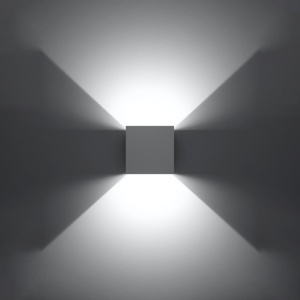 Aplica perete LED Luca Alb 3000K 10x10x10 cm - Img 3