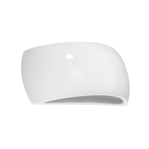 Aplica Pontius din ceramica Alb lucios 32x9x13.5 cm