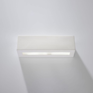 Aplica Vega din ceramica Alb 32.5x9.5x9.5 cm - Img 2