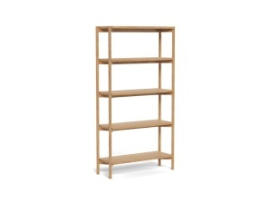 Biblioteca Braidwood, Natural, 160x86x30 cm - Img 2