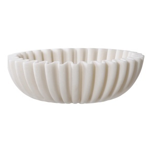Bol decorativ, Bej, 20x20x6.5 cm - Img 5