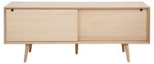 Bufet Century, Stejar deschis, 71x180x45 cm - Img 6
