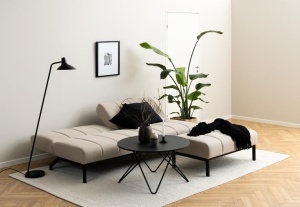 Canapea extensibila Caix, Bej, 87x198x95 cm - Img 3