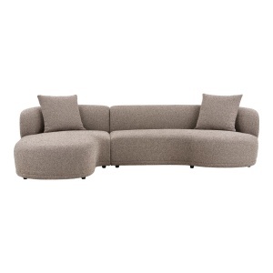 Canapea lounge stanga Kingston, Maro, 90x175x294x69 cm - Img 5