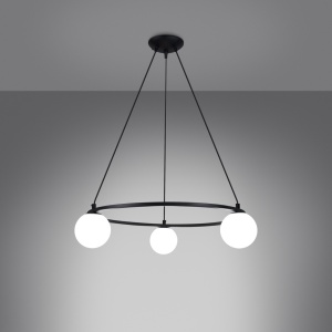 Candelabru Yoli Negru 65x65x98 cm - Img 3