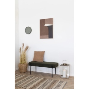 Ceas de perete Rossano, Verde inchis, 4x30x30 cm - Img 2
