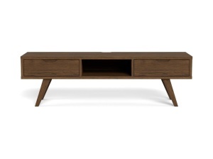 Comoda TV A-Line, Gri, 45x150x40 cm - Img 5