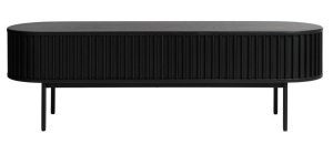 Comoda TV SIENA, Negru, 45x48x160 cm