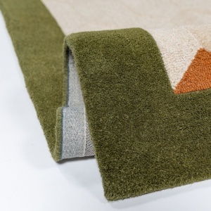 Covor Apex Border Wool Verde 200x290 cm - Img 2