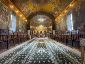 Covor biserica Traversa, Lotos, Verde, 60x700 cm, Delta 15033 310 - Img 4
