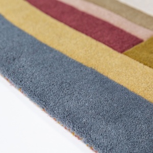 Covor oval Emryc Wool Multicolor 140x200 cm - Img 5