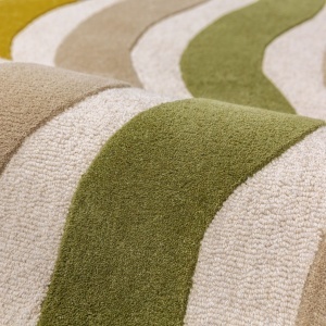 Covor traversa Cascade Wool Verde 80x300 cm - Img 3