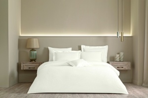 Lenjerie Leggero White King Size (Bumbac Egiptean) - Img 2