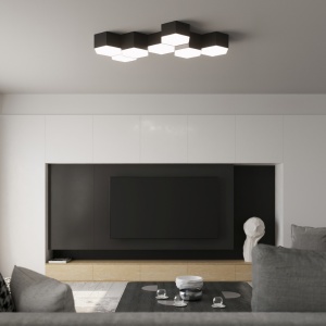 Lustra Sunde Negru 30.5x26.5x11.5 cm - Img 8