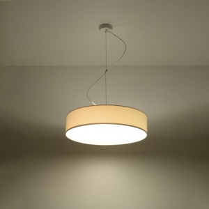 Lustra suspendata Arena Alb 45x45x111 cm - Img 3