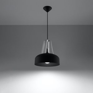 Lustra suspendata E27 Casco V2 Alb 30x30x85 cm - Img 3