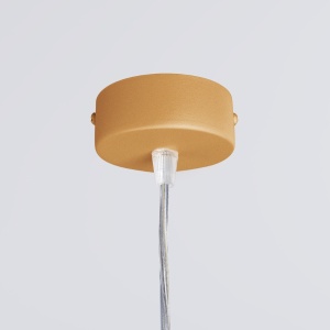 Lustra suspendata LED Farge Auriu 3000K 120x8x150 cm - Img 8