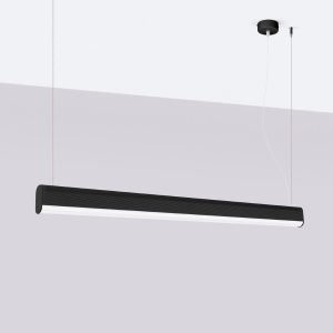 Lustra suspendata LED Farge Negru 3000K 120x8x150 cm - Img 2