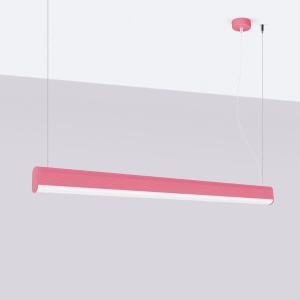 Lustra suspendata LED Farge Roz 3000K 120x8x150 cm - Img 2