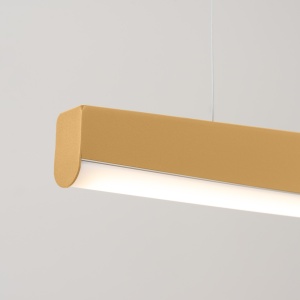 Lustra suspendata LED Jorun 120 Auriu 3000K 120x3x210 cm - Img 6