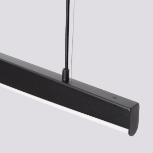 Lustra suspendata LED Jorun 120 Negru 4000K 120x3x210 cm - Img 7