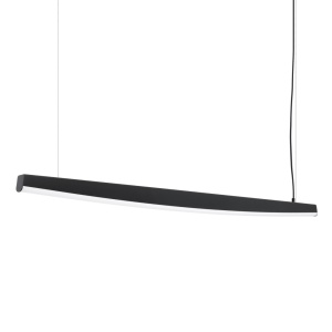 Lustra suspendata LED Jorun 150 Negru 4000K 150x3x210 cm