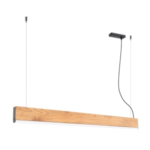Lustra suspendata LED Lykke Stejar 4000K 120x3.5x150 cm