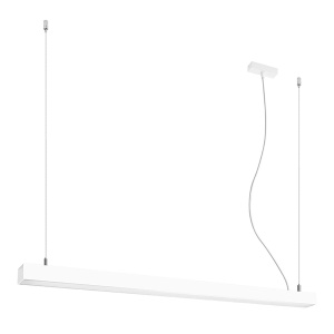 Lustra suspendata LED Pinne Alb 4000K 118x6x150 cm