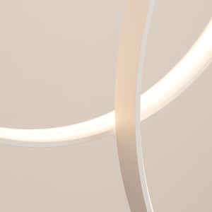 Lustra suspendata LED Rio 3 Alb 3000K 160x20x200 cm - Img 5