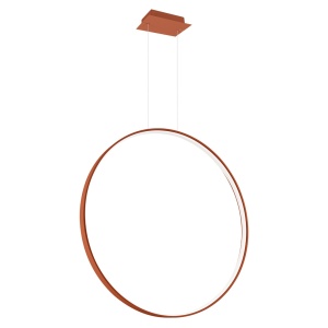 Lustra suspendata LED Rio 78 Rosu 3000K 78x16x150 cm