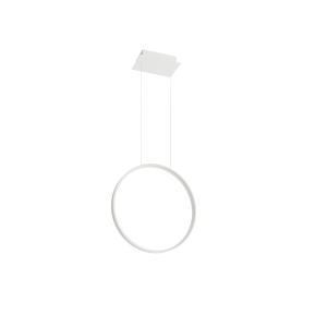 Lustra suspendata LED Rio Alb 4000K 55x16x150 cm